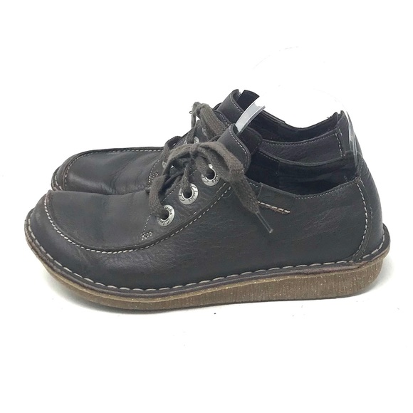 clarks funny dream brown leather